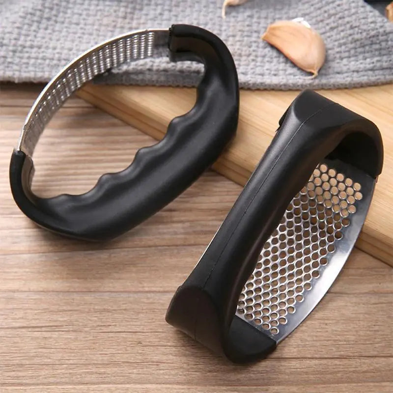 1 Pcs Stainless Steel Garlic Press, Manual Garlic Press, Kitchen Garlic Chopper, Household Kitchen Gadgets