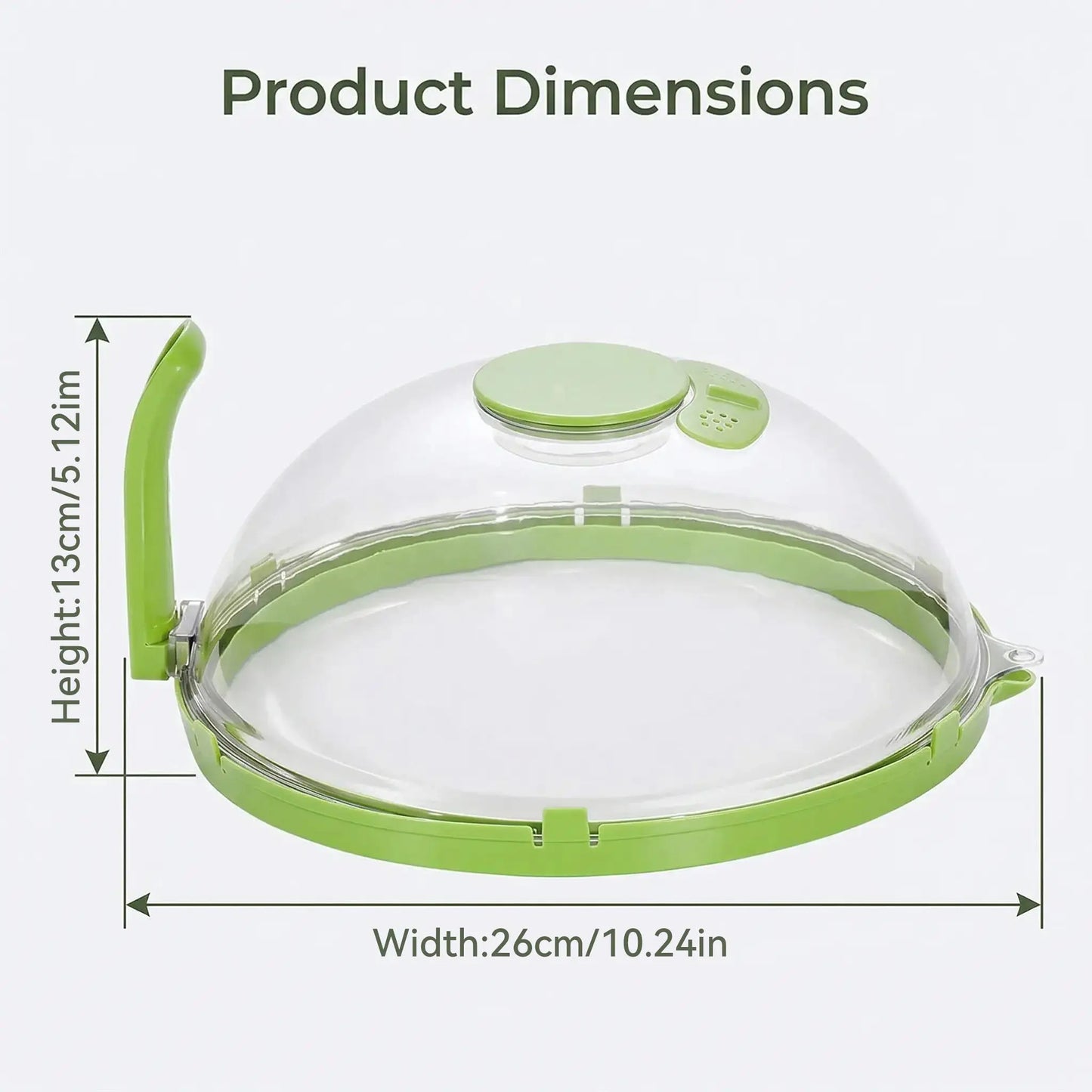 【Summervibes】Microwave Splatter Cover with Handle, Reusable Microwave Lid for Food, Modern Kitchen Utensils, Kitchen Gadgets, Kitchen Accessories