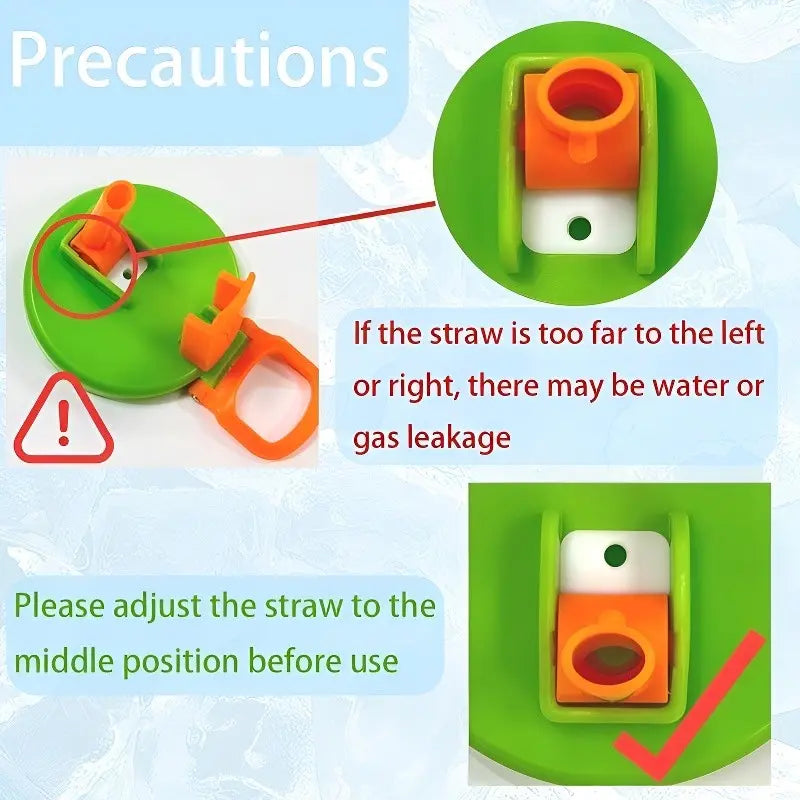 4/6/8-Pack Bpa-Free Soda Can Lids with Straw - Reusable Lids for Seltzer, Juice & Beverage, Silicone Straws Included Drink Covers, Straw Spout Lid Tools for Solving the Sealing of Soda Cans, Essential for Families, Traveling and Picnics